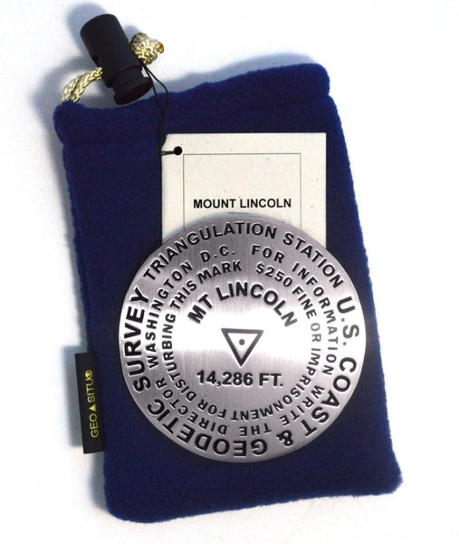 Mt. Lincoln, Colorado paperweight Geo-Situ