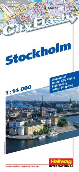 Stockholm : CityFlash Map Hallwag Kummerly Frey AG
