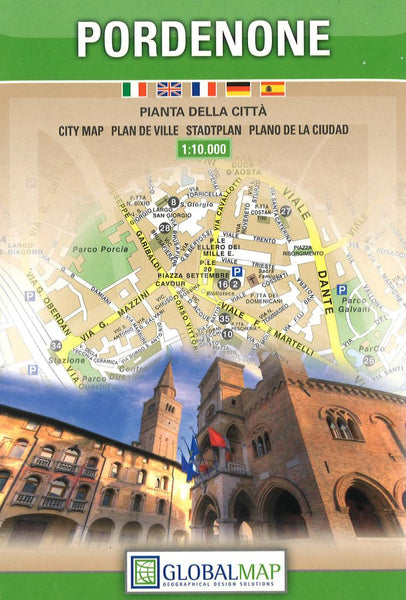 Pordenone : pianta della citta : 1:10,000 Litografia Artistica Cartografica