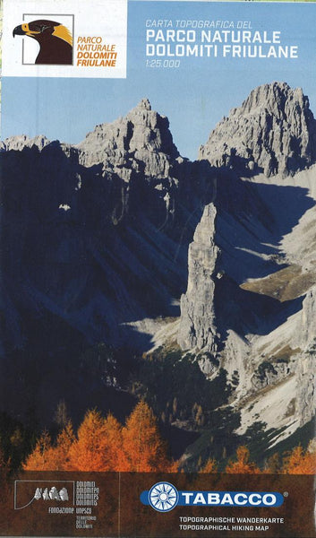 Parco Naturale Dolomiti Friulane Tabacco Map