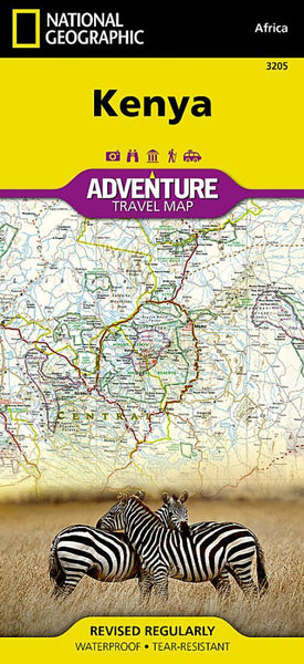 Kenya Adventure Map 3205 National Geographic Maps