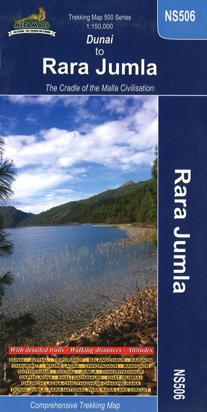 Dunai to Rara Jumla Comprehensive Trekking Map Himalayan MapHouse Pvt. Ltd