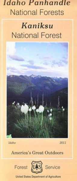Kaniksu National Forest Map -Waterproof United States Forest Service