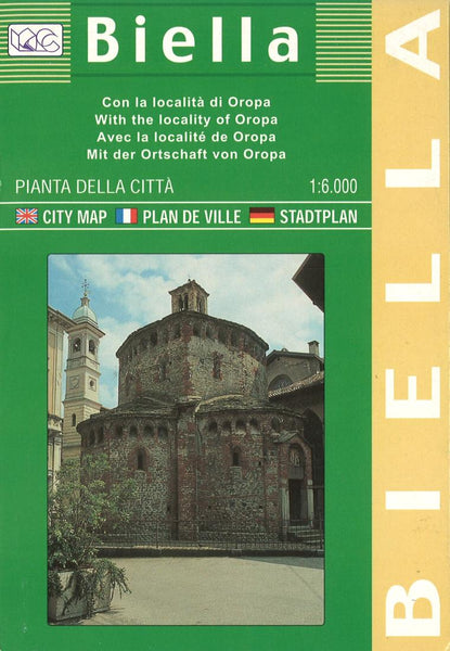 Biella : pianta della citta : 1:6,000 Litografia Artistica Cartografica