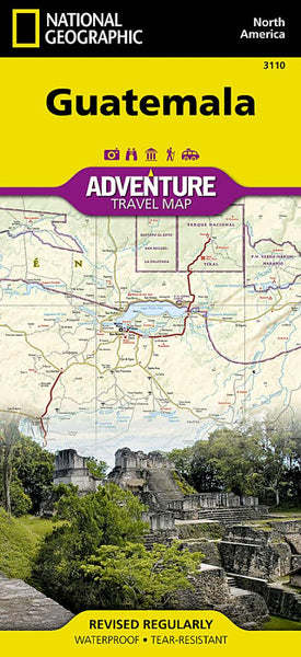 Guatemala Adventure Map National Geographic Maps