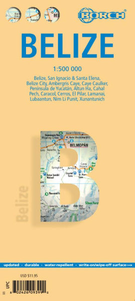 Belize Road Map Borch GmbH.