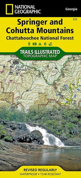 Springer and Cohutta Mountains, Map 777 National Geographic Maps