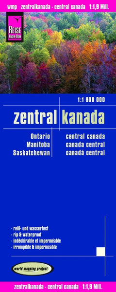 Zentral Kanada Road Map Reise Know-How Verlag