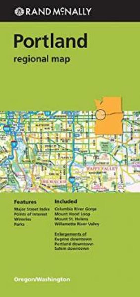 Portland, Oregon Regional Rand McNally
