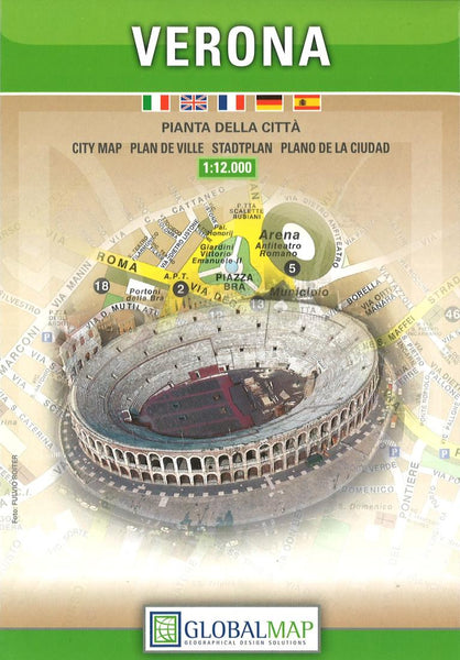 Verona : pianta della citta Litografia Artistica Cartografica