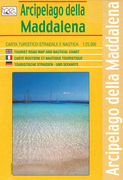 Arcipelago della Maddalena : carta turistico-stradale 1:25.000 Litografia Artistica Cartografica