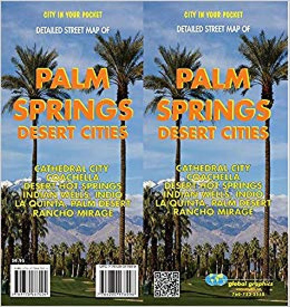 Palm Springs and Desert City Map Global Graphics