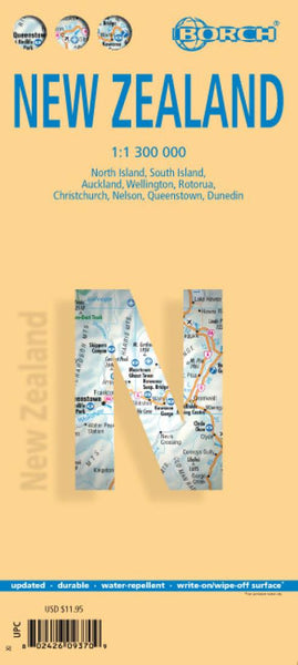 New Zealand Road Map Borch GmbH.