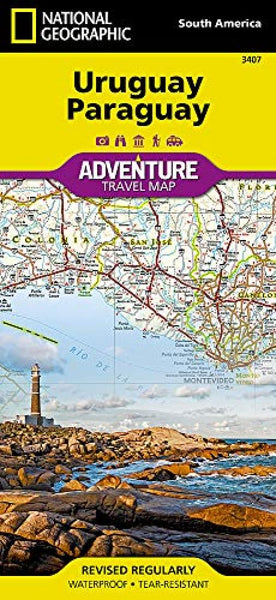 Uruguay, Paraguay (National Geographic Adventure Map) National Geographic Maps