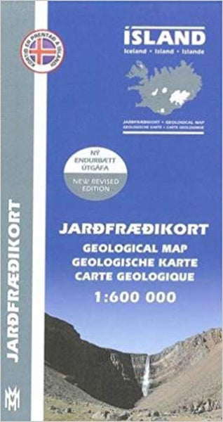 Iceland Geological Map Mál og menning