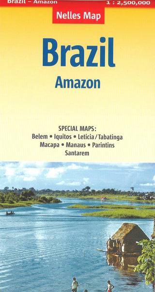 Brazil : Amazon 1:2,500,000 Nelles Verlag GmbH