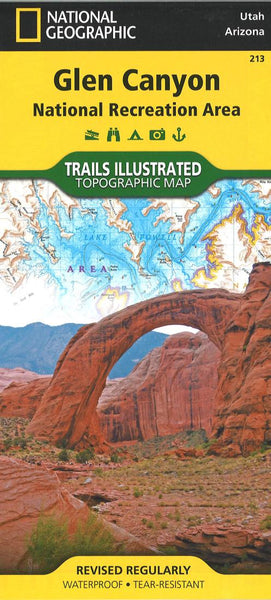 Glen Canyon National Recreation Area, Map 213 National Geographic Maps