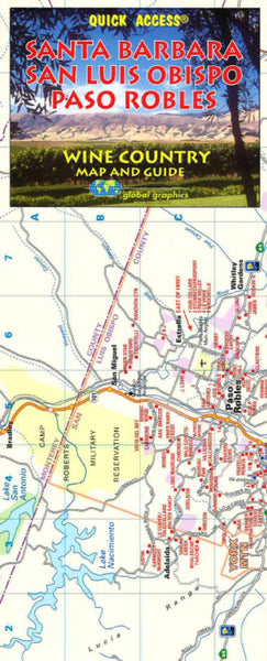 Santa Barbara, San Luis Obispo and Paso Robles Wine Country, California Global Graphics