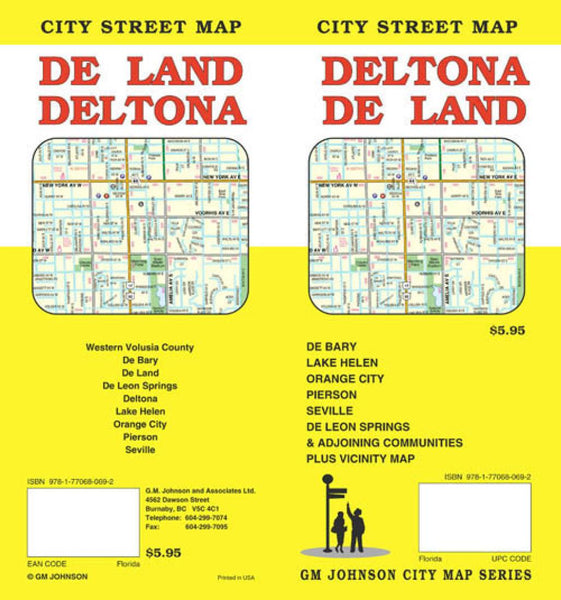 Deltona : Deland : city street map = Deland : Deltona : city street map GM Johnson