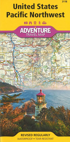 U.S. Pacific Northwest Adventure Map National Geographic Maps