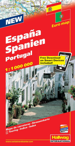 España : Portugal : Euro map = Spanien : Portugal Hallwag Kummerly Frey AG
