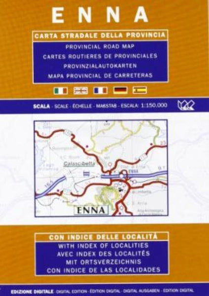 Enna : carta stradale della provincia Litografia Artistica Cartografica