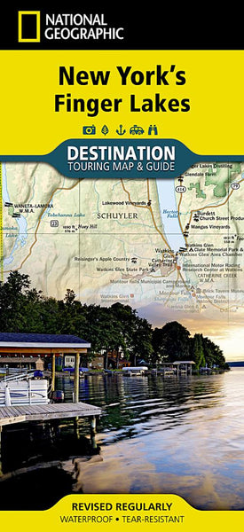New York's Finger Lakes DestinationMap National Geographic Maps