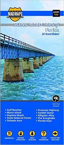 Scenic road trips of Florida MAD Maps