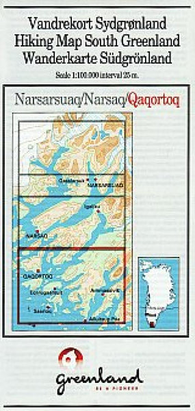 Qaqortoq hiking map Greenland Tourism
