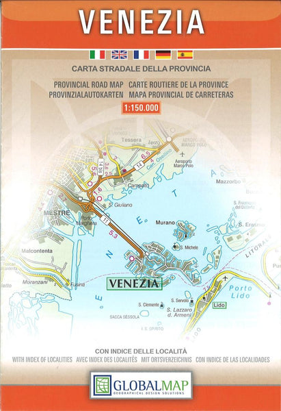 Venezia : carta stradale della provincia Litografia Artistica Cartografica