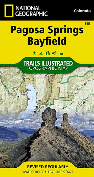 Pagosa Springs and Bayfield, Trail Map National Geographic Maps