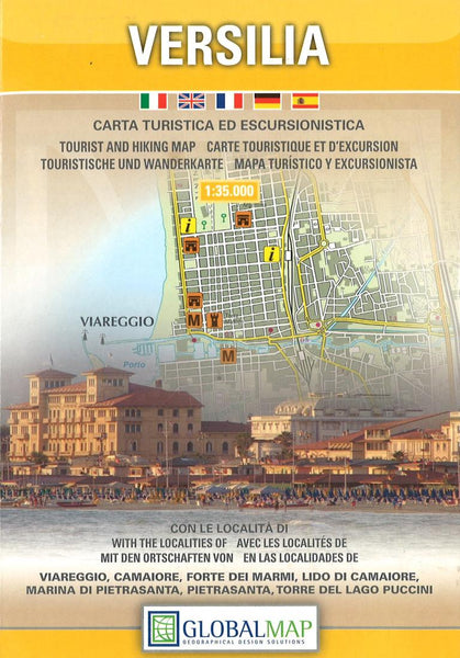 Versilia : carta turistico-stradale ed escursionistica Litografia Artistica Cartografica