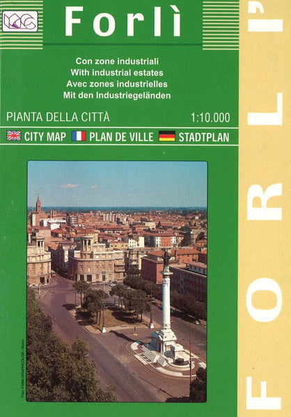 Forli : pianta della citta : 1:10,000 Litografia Artistica Cartografica