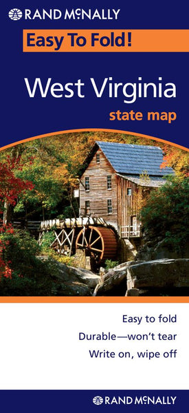West Virginia, Easy to Fold Rand McNally