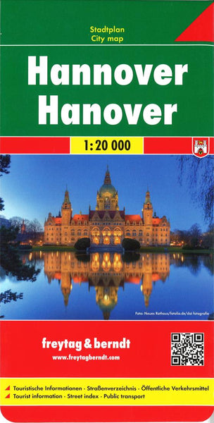 Hannover City Map Freytag & Berndt
