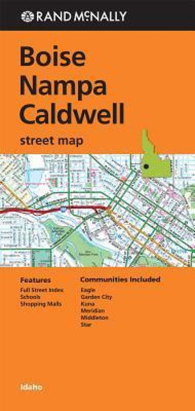 Boise : Nampa : Caldwell : street map Rand McNally
