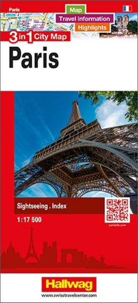 Paris : 3 in 1 city map = Parigi : 3 in 1 city map Hallwag Kummerly Frey AG