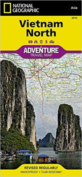 Vietnam, North, Adventure Map, Map 3015 National Geographic Maps