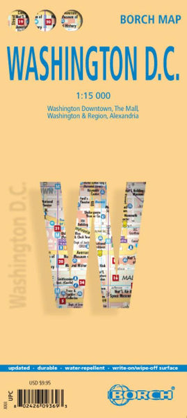 Washington D.C. City Map Borch GmbH.