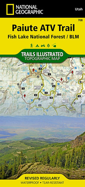 Paiute ATV Trail Trails Illustrated Map National Geographic Maps