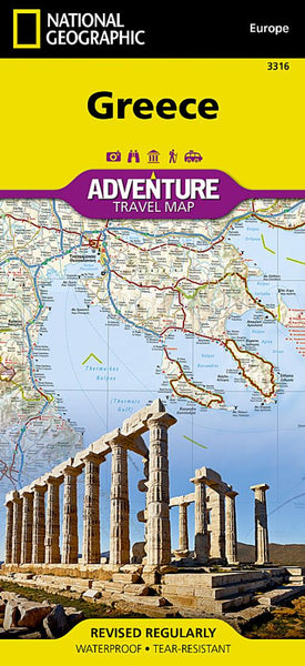 Greece Adventure Map 3316 National Geographic Maps