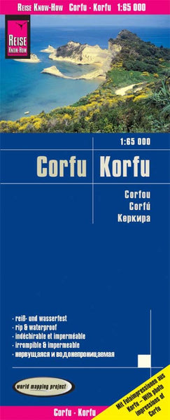 Korfu : 1:65 000 = Corfu : 1:65 000 = Corfou : 1:65 000 = Corfú : 1:65 000 Reise Know-How Verlag