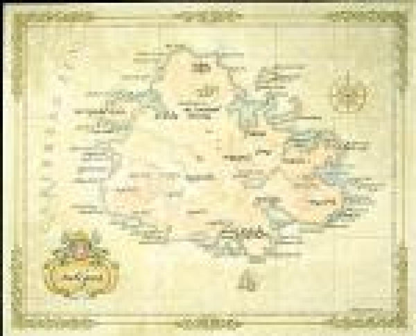 Antigua Antique-Style Map One Treasure Limited