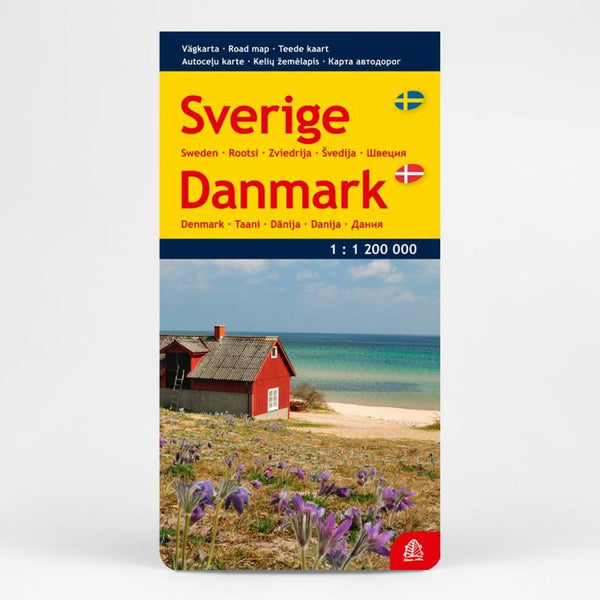 Sverige : Danmark : Vägkarte : 1 : 1 200 000 = Sweden : Denmark : Road map : 1 : 1 200 000 Jana Seta
