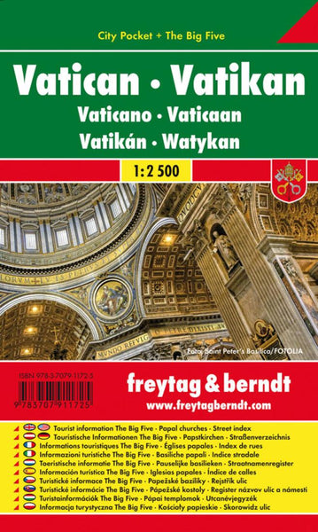 Vatican : city pocket the big five = Vatikan = Vaticano = Vaticaan = Vatikan = Watykan Freytag & Berndt