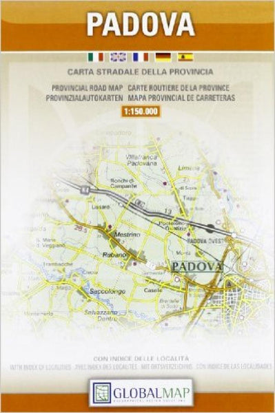 Padova : carta stradale della provincia Litografia Artistica Cartografica