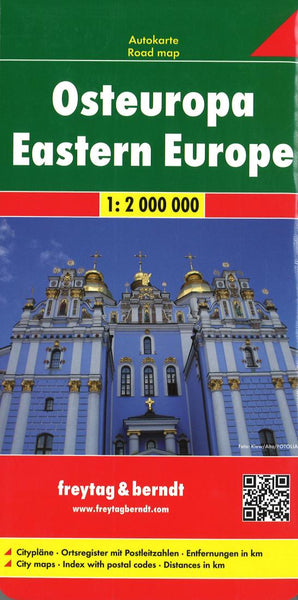 Eastern Europe : road map 1:2 000 000 Freytag & Berndt