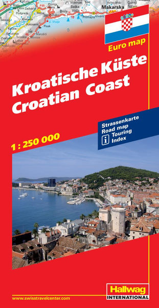 Kroatische Küste : Euro map = Croatian Coast Hallwag Kummerly Frey AG