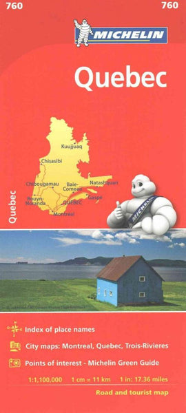 Quebec Regional Map Michelin Maps and Guides