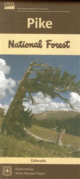 Pike National Forest Visitor Map United States Forest Service